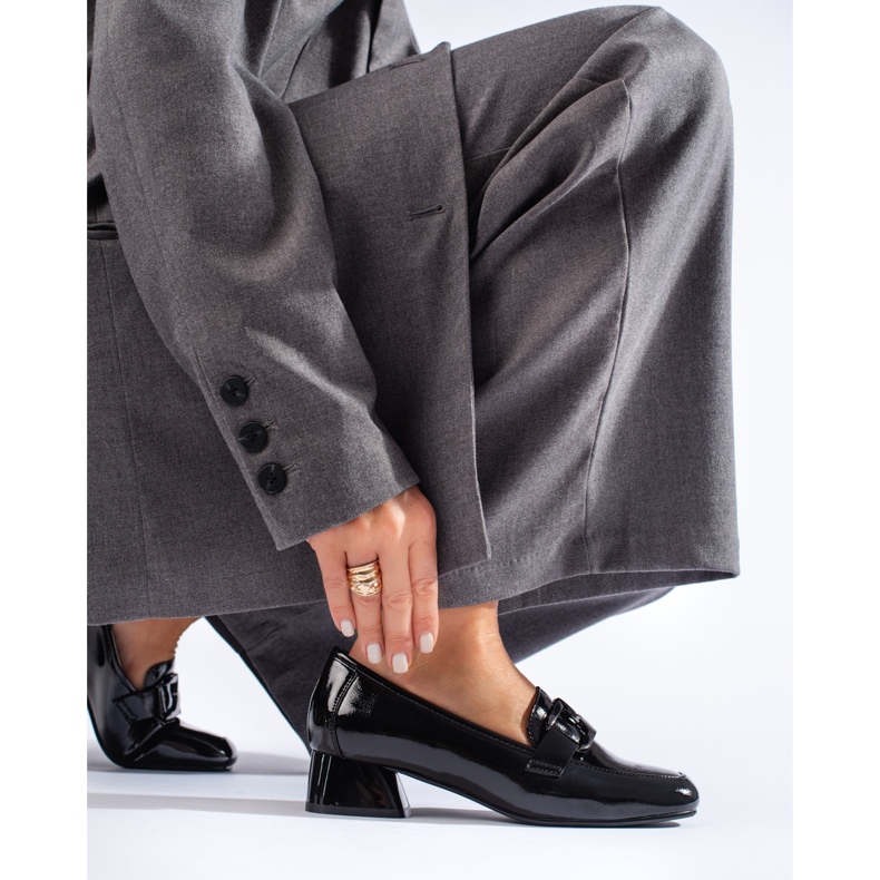 Vinceza patent-leather women's high-heeled shoes black 1 Vinceza patent-leather women's high-heeled shoes black 1