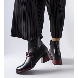 Black ankle boots Castione 58126 Black 1
