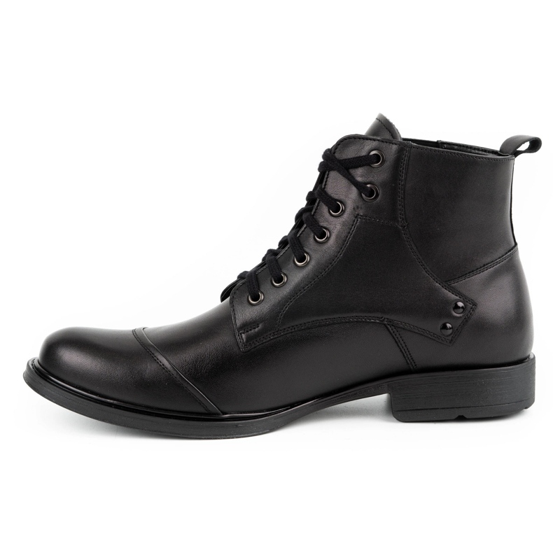 Olivier Men's winter leather boots 7005KB black 3 Olivier Men's winter leather boots 7005KB black 3