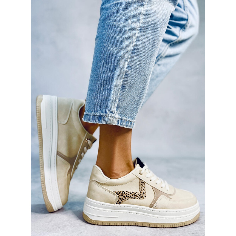 Platform sneakers from Boyd Beige 2