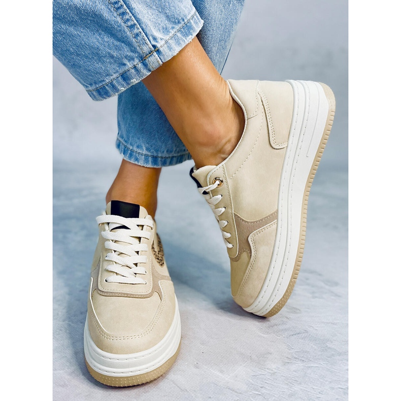 Platform sneakers from Boyd Beige 1