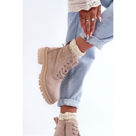 PM1 Suede Trappers Insulated Ankle Boots Beige Alden 1