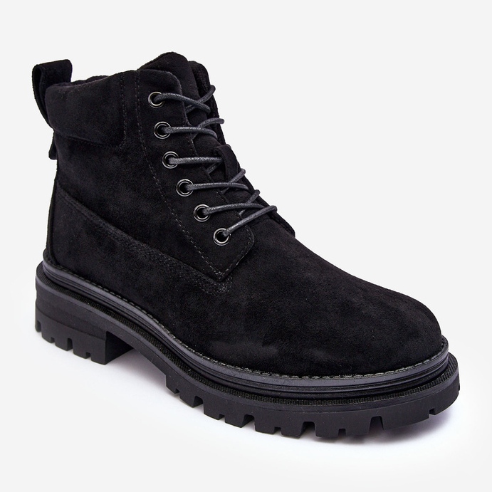 PM1 Suede Trappers Insulated Ankle Boots Black Alden 1 PM1 Suede Trappers Insulated Ankle Boots Black Alden 1