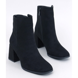 Weish Black smooth high-heeled ankle boots 1 Weish Black smooth high-heeled ankle boots 1