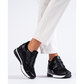 Black Velcro sneakers by W. Potocki 1