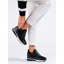 Black Velcro sneakers by W. Potocki 2