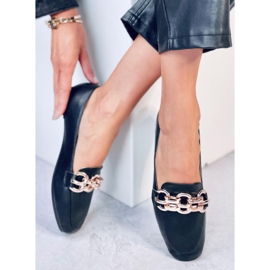 Bianca Black women's loafers 2