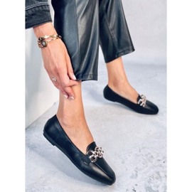 Bianca Black women's loafers 1