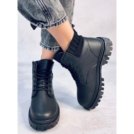 Atomic Black women's trappers boots 1
