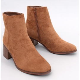 Classic Annie Camel high-heeled ankle boots brown 1
