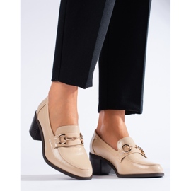 Patent beige Shelovet high-heeled shoes 1 Patent beige Shelovet high-heeled shoes 1