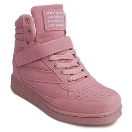 Wedge Sneakers XW33268 Pink 2 Wedge Sneakers XW33268 Pink 2