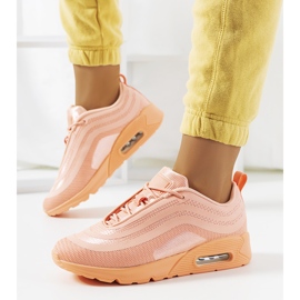 Orange sports shoes V0270-1 1