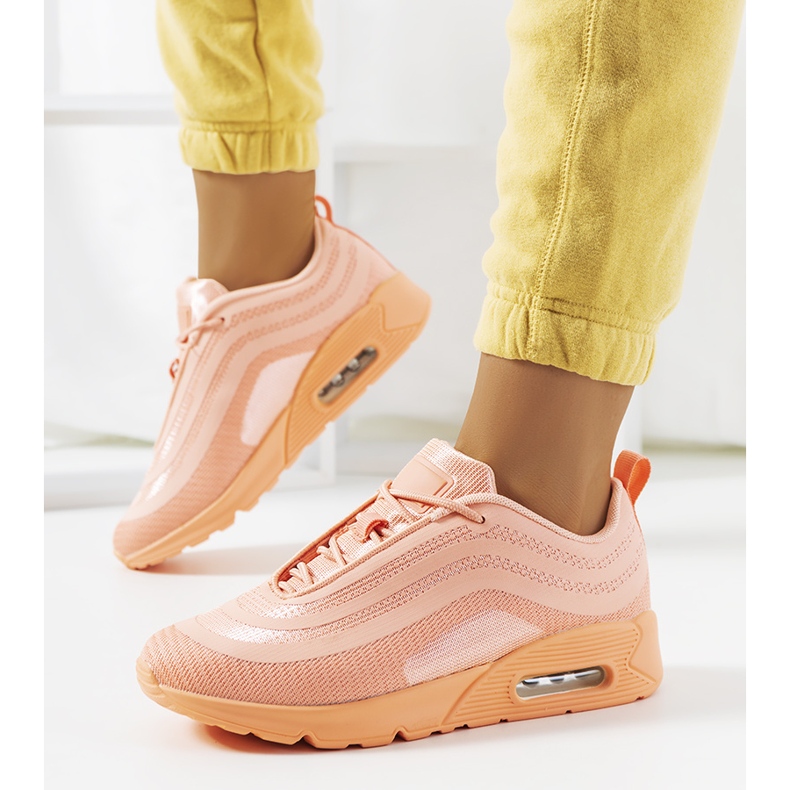 Orange sports shoes V0270-1 1