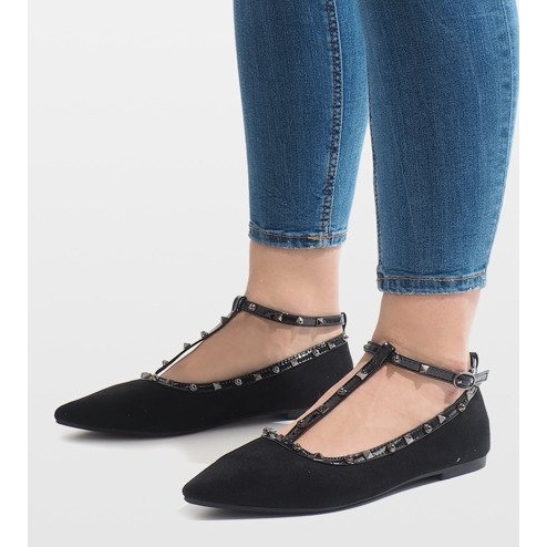 Black ballerinas 127-13 1