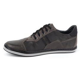 Polbut Men's casual shoes 1801P gray grey 1
