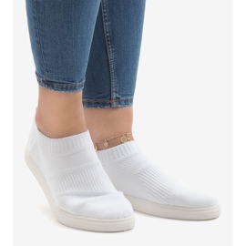 White BA77 sports shoes 1