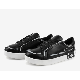 Black sneakers decorated with G272 studs 1