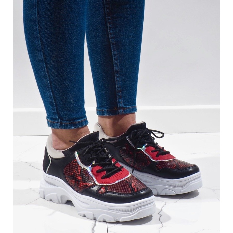 Black fashionable sports sneakers R-462 multicolored 1 Black fashionable sports sneakers R-462 multicolored 1