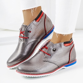 BM Classic silver jazz shoes JFL654-2 1