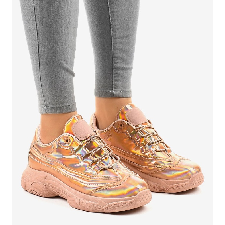 Z-9781 pink sneakers 1