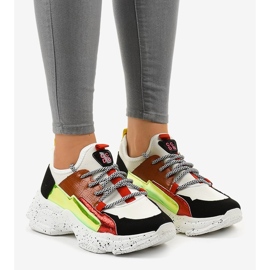 White sports sneakers with HL-03 1