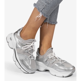 Gray Lycra sneakers C947 grey 1