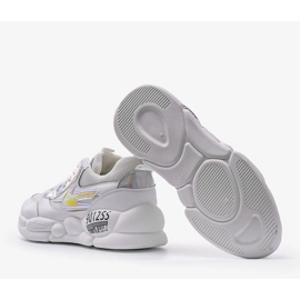 White holo women's sneakers BO-253 1