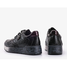 Black Ayanna wedge sneakers 1 Black Ayanna wedge sneakers 1