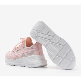 Lativia pink sneakers white 1