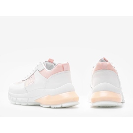 Dana white and pink sneakers 2 Dana white and pink sneakers 2
