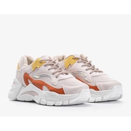 Lesly beige sports sneakers 1