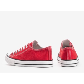 Destini classic red low sneakers 1