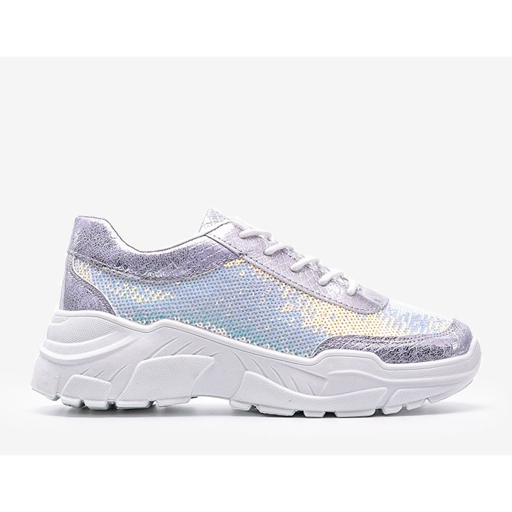 Carson silver women's sports shoes 1