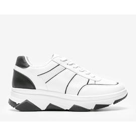 Black and white sneakers from Julissa 1