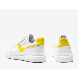 Chunky white Brittany sneakers 1