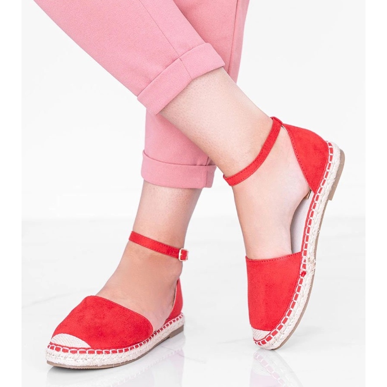 Chloe Star red espadrilles sandals 1