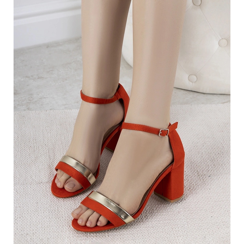 Orange sandals on the Kino post 1