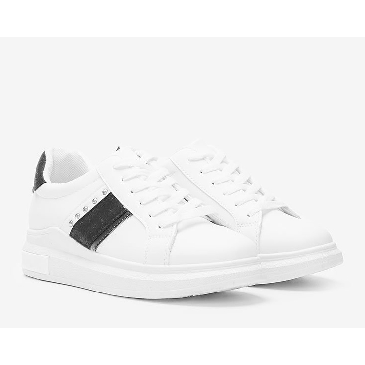 Platform black and white 2025 sneakers
