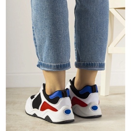 BM Black and white sneakers with colored Training inserts 1