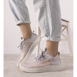 Alicante gray transparent sports sneakers grey 2