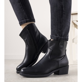 Classic women's black boots from Malika 2