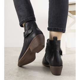 Black Jodhpur boots with a Monroy buckle 1