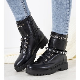 Black flat Lapierre boots 1