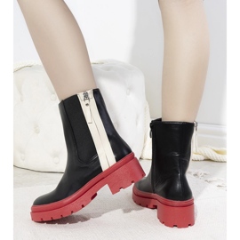 Black boots with a stripe Albina 1