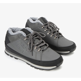 Gray insulated men's sports shoes Grifar grey 1