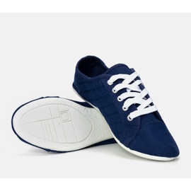 BM Ruby navy blue sneakers for kids 1