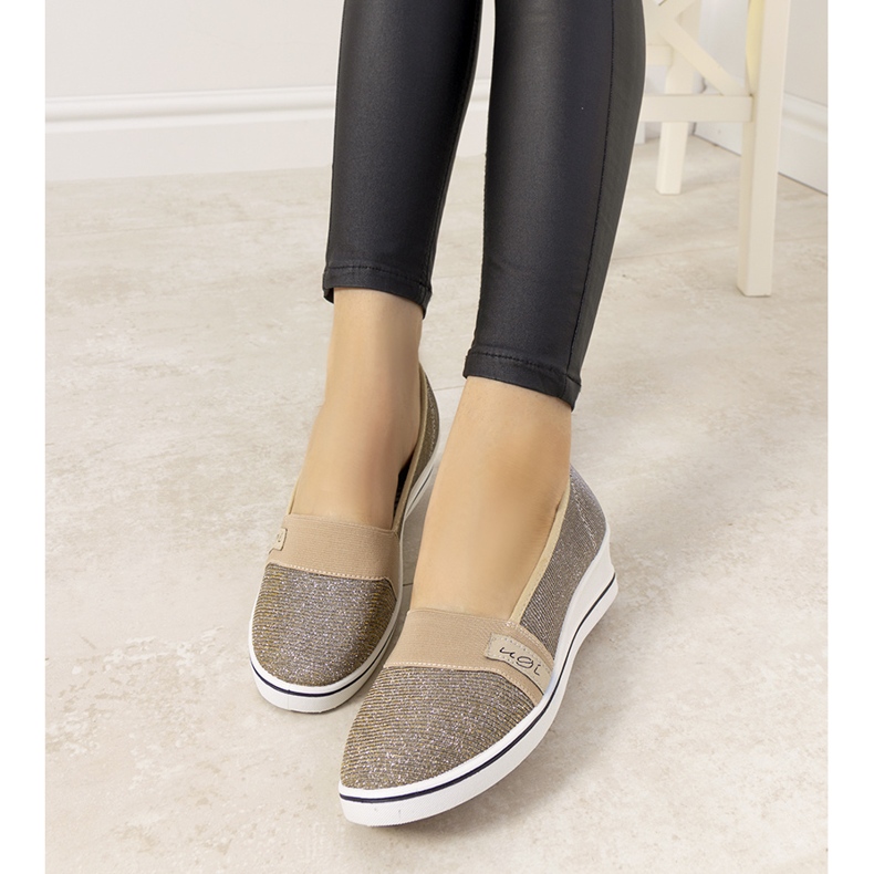 Golden Burris wedge sneakers 2