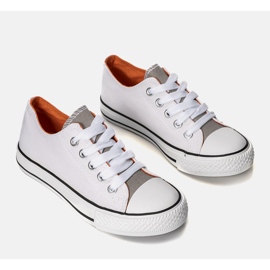 Senco children's white sneakers 1