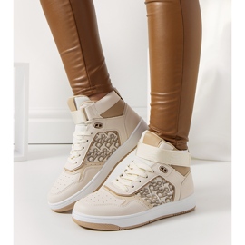 PA1 Kansas women's beige sneakers 1